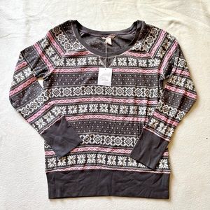 Victoria’s Secret Pajama Top Winter Top NWT